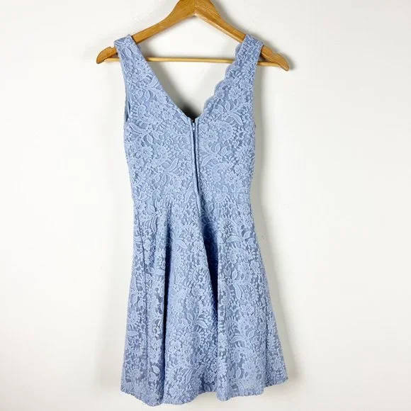 2/$14 City Studio Lace Fit & Flare Dress 1 - Picture 4 of 4